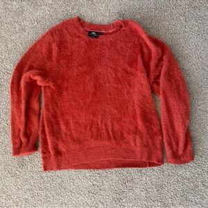 Vans x Curren x Knost Fuzzy Knit Crewneck Sweater Red Orange Men’s XL